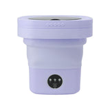 6.5L Washing Machine Folding Portable Automatic Deep Cleaning Wash and Spin Dry Washer with Water V1294-YM0703-3113230146813