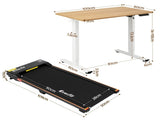 Artiss 100cm Standing Desk Treadmill Motorised Natural Wood SDTM-156E-100-380-WDBK