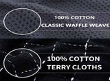 Homaxy 100% Cotton Kitchen Towels and Dishcloths Set and Terry Kitchen V1258-DP02-F-202