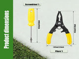 2-Pack Sprinkler Head Tool Kit, Effort Saving and Convenient, Sturdy and Rust Resistant, Precise V1366-AZ2-W-15161