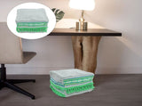 Comfortable Cotton Linen Foot Rest Ottoman with Folding Storage and Washable Cover V1369-AZ3-W-18256