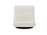 Artiss 2XFloor Chair Lounge Sofa Swivel Foldable Linen White FLOOR-SBL-03LIN-WHX2