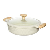 Resto Ran Beige Shallowpot D28 DS-RE93806