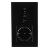 Multifunction Smart Wall Switch with Socket WiFi Switch Socket for Tuya 95/AC 10A V1294-YM0901-3114210035811