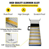 Aluminum Alloy Sluice Box, Compact 36" Mini Sluice Boxes for Gold, Lightweight Gold Sluice V952-TJGJJSLCX36MKK3D2V0