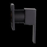 Bathroom Shower Bath Hot and Cold Square Mixer WATERMARK Certified in Black V63-847901