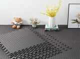 White Wood Grain Interlocking Heavy Duty EVA Foam Gym Flooring Mats - 60x60cm - 24 Tiles LSB-59372