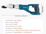 Metal Shear, Sheet Metal Cutter Cordless with 360-Degree Pivoting Head, Double Blades, 25000 RPM V952-WSJSJQJJSBDDOYCP9001V9
