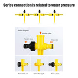 360&deg Rotating Auto Irrigation System Garden Lawn Grass Water System Garden Hose V1294-YM0716-10349294