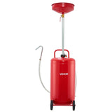 95L Waste Oil Drain Tank, Air Operated Portable Oil Drainer with Adjustable Funnel Height, V952-QDLSPYPJS25G11TPZ001V0