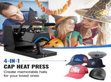 Hat Heat Press Cap Heat Press Machine 4 Heating Pads Sublimation Transfer V952-SDKMJHSY85441L0XUV3