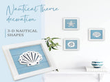 Nautical Theme Bathroom Sign - Decorative Hanging Plaque for Bathroom V1192-D3