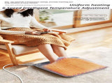 Electric Foot Warmer Mat, Dark Grey Double-Sided Heating Foot Blanket with 6 Temperature Settings V1221-XM-DRNJD-001