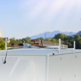 Van Roof Ladder 2 Bars Aluminum Alloy Roof Ladder Racks, 181 kg Capacity Rain-Gutter Van Roof V952-XSHCH24006775RD9SV0