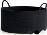 woven laundry basket, durable laundry basket, spacious laundry hamper, stylish laundry storage, V1102-123-10659