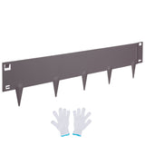 Steel Landscape Edging, 5-pack Steel Garden Edging Borders, 39" L x 5" H Strips, Hammer-in Edging V952-CPPZ5INCH162R3IS3V0