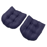 2pcs Outdoor Cushions Tufted Patio Furniture Cushions Thick Outdoor Seat Cushion U Shaped V1294-YM0901-3116250003312