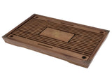 Gongfu Tea Tray Water Storage Drainage Home Decoration Ornament Serving Tray for Office Brown V1294-YM0521-3118230040111