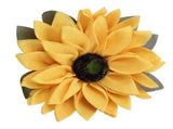 Sunflower Wreath for Front Door Round Artificial Yellow Sunflower Wreath for Front Door Window Party V1294-YM0703-3115230043211