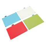 Plastic Cutting Board 4 Colors Rubber Flexible Coded Cutting Board with Storage Stand V1294-YM0901-3118230140111