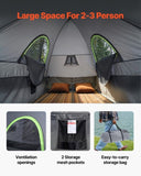 Truck Tent 8.0-8.2ft Waterproof PU2000 Truck Bed Camping Tent 2-3 Person V952-CZZPDZYPK808P1AXAV0