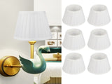 6PCS Fabric Chandelier Lampshade Wall Lamp Cover Shade for Living Room Bedroom Hotel Decor V1294-YM0901-3119200090911