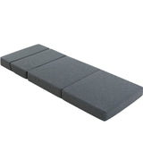 Giselle Bedding Foldable Mattress Folding Foam Bed Floor Mat Grey FOAM-MFM-LOGI-GY