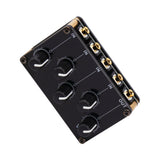 Audio Mixer, 4 Input 1 Output Low Noise Sound Board Console Portable Passive Stereo Audio Mixer V1192-AZ-W-14518