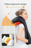 Deep Kneading Shiatsu Neck & Shoulder Massager with Heat - USB Rechargeable Ergonomic Design V888-ELOSUNG25743