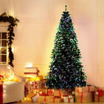 Jingle Jollys 1.8m Christmas Tree Optic Fibre LED Xmas tree 300 Tips XM-TR-LED-6F-GR-DX