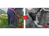 Tree Climbing Spikes, Set of Tree Climbing Spikes with Adjustable Safety Harness Belt Straps V1237-ZY-715-371
