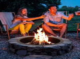Fire Pit Ring, 44-Inch Outer/39-Inch Inner Diameter, 10inch Height 2.5mm Thick Fire Pit Insert, V952-YXHH25MM39INTCYI8V0