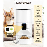 i.Pet Automatic Pet Feeder 9L Wifi Auto Dog Cat Feeder Smart Food Dispenser Timer PET-FEEDER-9L-WIFI-WH