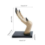 Halloween Horror Witch Hand Book Stand Resin Witch Hand Ornament Halloween Home Bar Decor Holiday V1294-YM0717-10352409