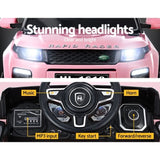 Rigo Kids Electric Ride On Car Range Rover-inspired Toy Cars Remote 12V Pink RCAR-EVOQUE-PK