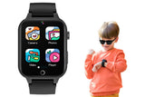 Kids Smart Watch Touch Screen Elastic Strap Smartwatch With Video Camera Pedometer-Pink V1263-JX-7641-2