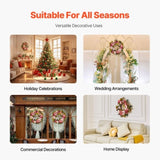 VEVOR Artificial Decorative Wreath 48.26 cm Pink Peonies Hydrangeas Year Round V952-ZSHHMDHFHL19ICBRDV0