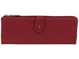 Pierre Cardin Womens RFID Italian Leather Wallet Purse Credit Card Holder - Red V563-PC-1887-RED