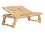 Multi Function Folding Bamboo Laptop Table Adjustable Laptop Holder Study Desk for Home V1294-YM0901-3116210059311