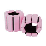 2-Piece Ankle & Wrist Weights 2kg Pair Adjustable Workout Bangles V63-952781