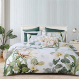 Bianca Helensvale White Floral Cotton Sateen Quilt Cover Set Super King V442-BCA-QUILTCS-HELENSVALE-WHITE-SK