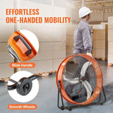 Drum Fan 30 Inch High Velocity Industrial Use 3-Speed 13000CFM for Warehouse V952-GYLSFS30YCACB1SPBV3