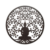 Lasercut Buddha Serenity Wall Art 80cm V637-01534BUD