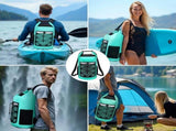 25L Large Capacity Waterproof Backpack Double Layer Rainproof Dry Wet Separation Abrasion Resistant V1232-GZD004