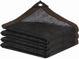 Sunshade Net 8 Brackets 85% Reinforced Thick Sun Sail, Windproof Net Greenhouse with Eyelets, V1237-ZY-203-2487