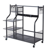 Golf Storage Garage Organizer, 2 Golf Bag Stand Holder and Other Sports Equipment Storage Rack, V952-GEFSNJHSS4G25AL4YV0