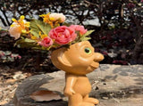 Big Eye Elf Flower Pot Desktop Bonsai Decorative Ornament for Home Office Garden V1265-YY-31