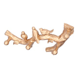 Decorative Hook Golden Bird Branch Shape Three Dimensional Wall Mounted Home Decoration V1294-YM0523-3117210199812