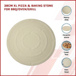 38cm XL Pizza & Baking Stone for BBQ/Oven/Grill V63-831731