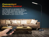 RGBCW LED Floor Lamp Modern Standing Light Dimming for Living Room Bedroom Office Eye Protection V1294-YM0901-L6775UK